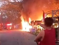 3 Warung Terbakar di Bogor Akibat Tabung Gas Bocor