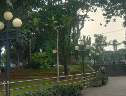 Viral Sejumlah Lampu Taman di Cibinong Bogor Hilang